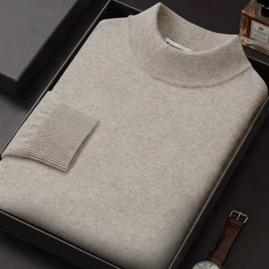 Cavelle Wool Sweatshirt — Beige