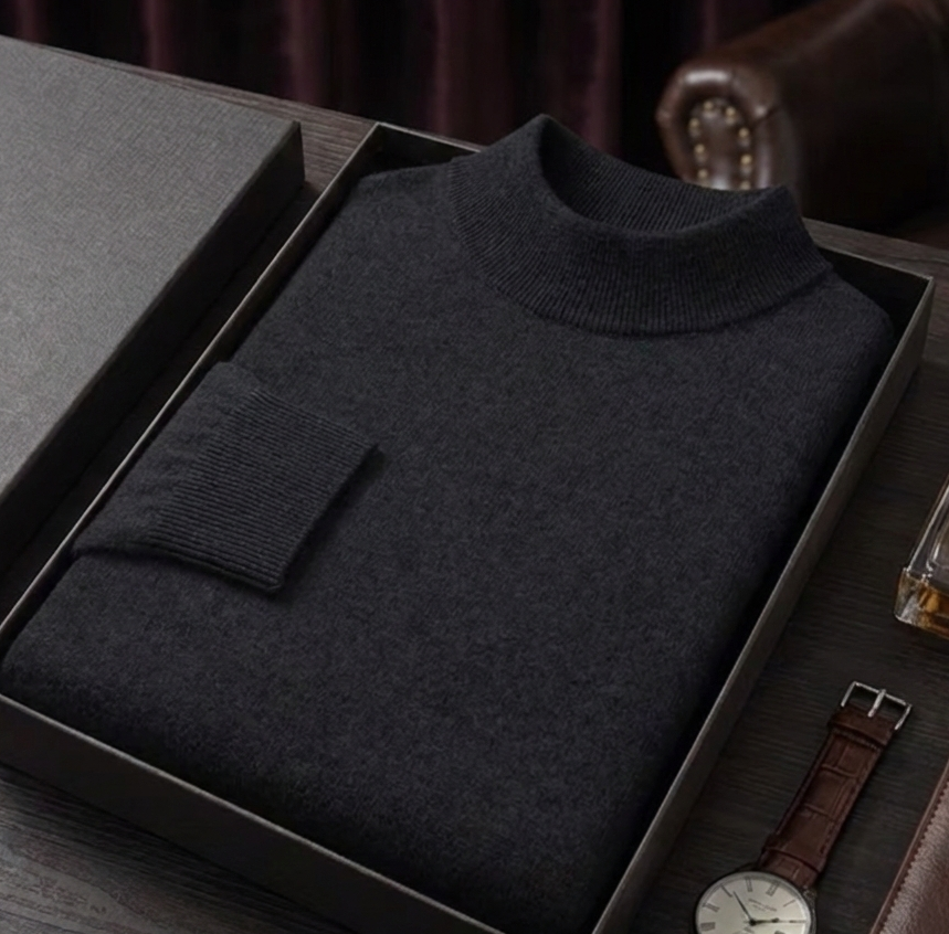 Cavelle Wool Sweatshirt — Black